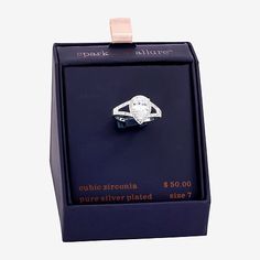 Ring Style: Engagement RingsFeatures: In A Gift Box, Nickel FreeShape: PearStone Cut: PearStone Millimeter Measurement: 7 Mm Length, 9 Mm WidthMetal Color: Silver ToneBand Width: 2mmCare: Wipe CleanStone Type: 51 Cubic Zirconia, 1 CrystalMetal: Pure Silver Over BrassCountry of Origin: Imported Pear-shaped Vs Clarity Jewelry Gift, Pear-shaped Rings With Vs Clarity For Gifts, Sterling Silver Pear Ring Gift, White Gold Teardrop Ring For Gift, Pear Shaped Sterling Silver Ring For Gift, Pear-shaped Sterling Silver Ring For Gift, Classic Teardrop Rings For Gift, Classic Pear-shaped Ring For Gift, Classic Pear-shaped Ring Gift