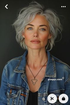 Short Layered Gray Hair, Short Pixie Gray Hair, Front And Back Hairstyles Views, Short Hairstyle Women Gray Hair, Medium Length Grey Hair With Layers, Grey Hair Lob, Gray Hair Styles For Women Over 50, Grey Hair Long Bob, Pixie Gray Hair