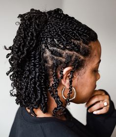 Twist Inspiration, Braids Styling, Hair Twists, Twa Hairstyles, Natural Twists, Braided Styles, Starter Locs