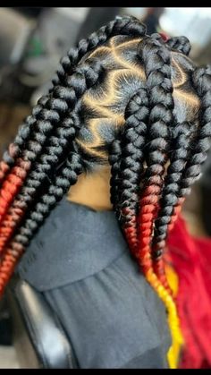 Braiding Hairstyles, Short Box Braids Hairstyles, Big Braids, Jumbo Box Braids, Goddess Braids Hairstyles, Box Braids Hairstyles For Black Women