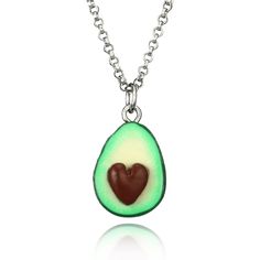 Brand New In Package, I Avocado Necklace. Great Gift For The Avocado Guacamole Lover In You! Custome Jewelry. Offers Welcome! Or Bundle And Save! Creative Necklace, Friendship Necklace, Heart Shaped Pendant Necklace, Bff Necklaces, Coffee Heart, Best Friend Necklaces, Friendship Necklaces, Couple Necklaces, Friend Necklaces