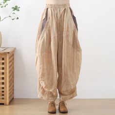 Desert Clothes, Plus Size Linen Pants, Desert Clothing, Nomad Clothing, Cotton Linen Pants, Black Wide Leg Pants, Summer Linen, Linen Pants Women, Pantalon Large