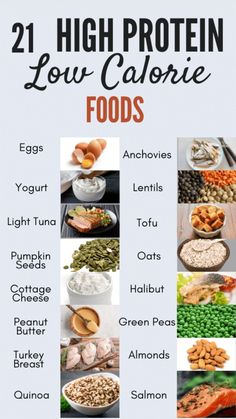 A list of healthy foods to implement into your diet to start losing weight fast High Protein Diet Plan, Low Calorie Foods, Lean Diet, High Protein Foods, Protein Diet Plan, High Protein Low Calorie