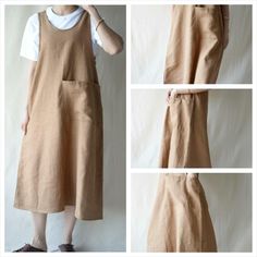 Womens Loose Linen Dress Oversize Dress Maternity Dress With Pocket Retro Sleeveless Dress Plus Size Dress Summer Dress Handmade Dress Gifts #PlusSizeDress #SleevelessDress #WomenDress #MaternityClothes #OversizedDress #SoftLinenDress #LinenDressWomen #LooseLinenDress #LinenClothing #LooseDress Beige Cotton Dresses With Pockets, Casual Brown Dresses With Pockets, Casual Brown Dress With Pockets, Casual Sleeveless Pinafore Dress With Pockets, Casual Beige Dresses With Slip Pockets, Casual Beige Dress With Slip Pockets, Casual Sleeveless Cotton Pinafore Dress, Sleeveless Cotton Midi Dress With Slip Pockets, Beige Cotton A-line Sleeveless Dress