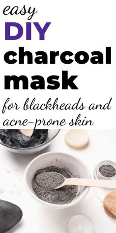 Discover this DIY charcoal mask! Learn the benefits of a charcoal mask and how to make an activated charcoal mask for blackheads. #diycharcoalmask #activatedcharcoalmask #charcoalfacemask Mask For Blackheads, Diy Charcoal Mask, Bath Soak Recipe, Clear Blackheads, For Blackheads, Blackhead Mask