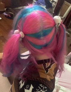 Baddie Braid Hairstyles, Pink And Blue Hair, Mlp Fluttershy, Blue And Pink Hair, Caramel Hair, Pretty Hair Color, Scene Hair, Braid Hairstyles