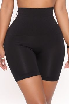 Available In Black. High Rise Shapewear Biker Short Full Coverage Back Tummy Control Seamless Textured Shaping Control Fabric Full Stretch Final Sale 90% Nylon 10% Spandex Imported | Shape It Up Tummy Control Shapewear Short in Black size Large/X-Large by Fashion Nova Nova Fashion, Biker Short, Shapewear Bodysuit, Swimsuit Shops, Womens Black Dress, Womens Loungewear, Lingerie Sleepwear, Active Wear For Women, Women Swimsuits