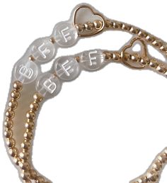 Adjustable Gold Heart Bracelet With Letter Beads, Elegant Gold Friendship Bracelets With Letter Beads, Gold Letter Beads Charm Bracelet For Friendship, Gold Charm Bracelet With Letter Beads For Friendship, Adjustable Gold Beaded Bracelets Nickel Free, Adjustable Gold Stretch Bracelet With Extender, Adjustable Hypoallergenic Gold Rosary Bracelet, Gold Heart Bracelet With Letter Beads, Gold Stackable Friendship Bracelets As Gift