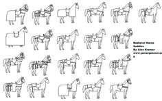 the different types of horses that are drawn by hand in this drawing lesson, you can see