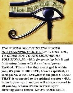 the eye of ra is shown in this advert for an egyptian store called the eye of ra