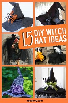 the top ten diy witch hats for halloween