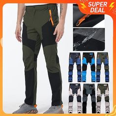 Season:Summer,Spring,Autumn / Fall; Fabric:Nylon,Spandex; Gender:Men's; Activity:Traveling,Climbing,Fishing,Hunting,Camping / Hiking; Clothing Type:Pants / Trousers,Bottoms; Function:Scratch Resistant,Multi Pockets,Wear Resistance,Breathable,Sweat wicking,Stretchy,Lightweight,Water Resistant,Quick Dry; Pattern:Patchwork; Design:Elastic Waist; Sports Clothing Sub Category:Hiking Pants Trousers; EU Size:null; Pants Length:null; UK Size:null; US Size:null; Waistline: Hiking Clothing, Men's Cargo Pants, Trends 2023, Outdoor Pants, Mens Cargo, Blue Khakis, Spring Fabric, Sports Clothing, Fall Fabric