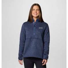 Layer like you mean it. This pullover is made to keep you covered on chilly days thanks to sweater-like fleece that adds warmth, softness, and comfort while you’re on the go. Mean It, Holiday Deals, Columbia Sportswear, Sweater Weather, Get Up, Women's Sweater, The Go, Columbia, Like You