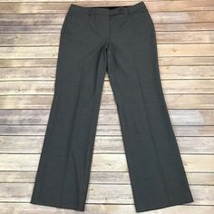 Talbots Signature Women's Gray Trouser Dress Pants Belt Loops/Front & Back Pockets Zipper and button closure.  Women's SZ 8 Signature fit sits lower on the waist.  Waist: 32" Inseam: 31" Bottom Leg Opening: 18" (laying flat doubled) Rise: 10" Pet and smoke free home. Non-stretch Dress Pants With Button Closure For Work, Tailored Dress Pants With Buttons, Tailored Trousers Dress Pants With Buttons, Tailored Trousers Dress Pants, Fitted Dress Pants With Buttons For Business Casual, Full-length Dress Pants With Buttons For Spring, Full Length Dress Pants With Buttons For Spring, Spring Full Length Dress Pants With Buttons, Flat Front Buttoned Workwear Bottoms