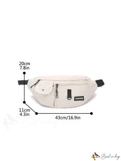 BirdinBag - Canvas Chest Bag for Women - Stylish, Versatile, and Convenient Waist Pack Multifunctional Beige Shoulder Bag With Pockets, Portable Pouch Bag For Outdoor Activities, Beige Shoulder Bag For Outdoor Activities, Beige Bags For Outdoor Activities With Large Capacity, Crossbody Bag With Pockets For Outdoor Activities, Beige Shoulder Bag With Pockets For Outdoor Activities, Large Capacity Pouch Bag For Outdoor Activities, Practical Shoulder Bag With Pockets In Pouch Shape, Multifunctional Large Capacity Belt Bag For Daily Use