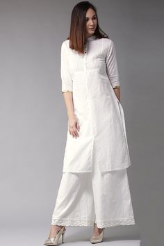 Indian Tunics For Women, Western Party Wear Dresses, Kurti With Palazzo, Indian Tunic, Cotton Kurti Designs, A Line Kurta, Utsav Fashion, Casual Tunics