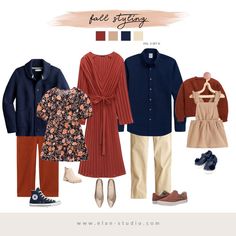 an image of clothes and shoes for fall