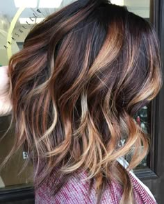 Brown And Blonde, Modern Short Hairstyles, Ombre Hair Blonde, Fall Hair Color For Brunettes, Short Hair Color, Brown Blonde Hair, Ombre Hair Color, Haircut For Thick Hair, Summer Hair Color