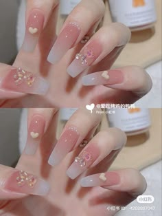 Nail Art Designs For Beginners, Nail 2023, Easy Nail Art Designs, Asian Nails, Beauty Nails Design, Blush Nails, Pretty Gel Nails, Really Cute Nails, Soft Nails