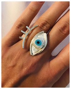 Symbol Eye Ring  We believe that the eye protects us from the evil eye. That's why I present this eye design for you, which accompanies the eye's protection from the evil eye with the glow reflected by the eye stone. If you need something in a hurry, please contası me and I will do my best to get it to you as soon as possible.   -Please read the product description carefully, look at the photos carefully and choose accordingly.  DHL,shipping time is 3 business days.(Usually costs around $15)  -P Evil Eye Ring Jewelry Gift, Eye-catching Evil Eye Jewelry For Gift, Evil Eye Rings As Gifts, Sterling Silver Evil Eye Ring As Gift, Spiritual Evil Eye Rings As Gift, Sterling Silver Evil Eye Ring For Gift, Unique Eye-shaped Jewelry For Gifts, Unique Silver Evil Eye Jewelry, Symbolic Eye-shaped Silver Jewelry