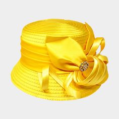 Crown Circumference : 23"• Crown Height : 3.5" • Brim Height : 2.75" • Material : 100% Polyester Dressy Hats, Tea Party Hats, Elegant Hats, Crown Heights, Beautiful Hats, Sun Hats, Lowest Price, Apparel Accessories, Etsy Accessories