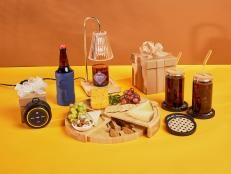 a table topped with lots of different types of food