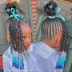 African Hairstyles For Kids, Braids With Beads Hairstyles, Style Dreadlocks, Baby Hairstyle, Beads Hairstyles, Children Hairstyles, Braid Styles For Girls