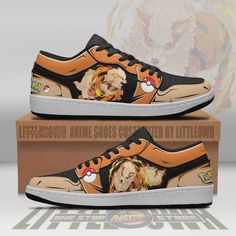 a pair of shoes with dogs on them