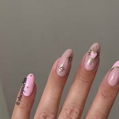 Stacey Machin Nail Artist 🐚 on Instagram: "Pink nails are back 💖✨" Luminary Nails Design, Builder Gel Nail Art, Chrome Ring, Opi Pink, Funny Bunny, Builder Gel, Double Denim, Star Nails, Girls Nails