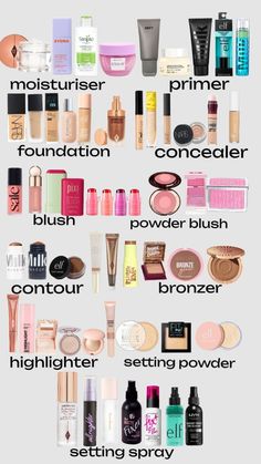 Christmas Wishlist Makeup, Best Makeup Products For Oily Skin, Order Of Makeup, Good Makeup Products, Makeup Products List, Teen Christmas Wishlist, Cheerleading Makeup, Affordable Makeup Products, Dior Foundation