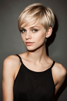 2 Haircuts 2020, Better Makeup, Pixie Haircut Styles, Hairstyle Long, Crop Hair, Hair For Women, Hairstyle Trends, Pixie Hair, Hair Affair