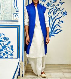 Silk Kurta Set, Embroidered Sherwani, Desi Wear, Food Decor, Wedding Sherwani