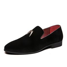 Category:Loafers  Slip-Ons; Upper Materials:Velvet; Embellishment:Metal; Season:Summer,Spring; Gender:Men's; Activity:Walking Shoes; Toe Shape:Pointed Toe; Style:Business; Outsole Materials:Rubber; Occasion:Party  Evening,Daily; Closure Type:Loafer; Function:Non-slipping; Pattern:Solid Colored; Shipping Weight:0.9; Listing Date:04/30/2021; 2021 Trends:Penny Loafers; Foot Length:; Foot Width:null; Size chart date source:Provided by Supplier.; Special selected products:COD Velvet Loafers, Velvet Shoes, Moccasins Shoes, Men Loafers, Dress Shoe, Shoe Insoles, Driving Shoes, Leather Shoes Men, Casual Flats