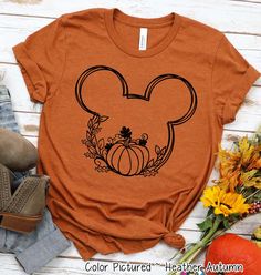 Mickey Head Pumpkin Fall Thanksgiving Tee #ThanksgivingShirt #PumpkinShirt #FallSweatshirt #WomensFallShirt #KidsFallShirt #CuteFallShirt #FamilyMatchingTee #ThanksgivingFamily #FallTees #AutumnShirt #PumpkinSweatshirt #ThankfulBlessedTee #GiveThanksShirt Thanksgiving Disney Shirts, Head Pumpkin, Fall Graphic Tees, Cute Fall Shirts, Fall Tees, Fall Shirts Women, Thanksgiving Tee, Fall Graphic, Pumpkin Sweatshirts