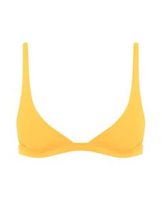 Yellow Triangle Top Swimwear With Padded Cups, Summer Yellow Bra, Yellow Summer Bra, Summer Yellow Bra With Comfort Fit, Yellow Bra, Yellow One Piece, Red Bralette, White Bralette, Black Bralette