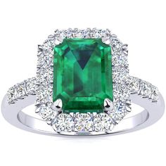 Emerald Cut Halo, Emerald Gem, Emerald Diamond Ring, Green Gems, Halo Diamond Ring, Emerald Gemstone, 3 Carat, Emerald Diamond, Emerald Ring