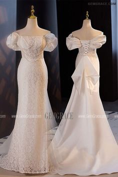 10% off now|Free shipping world-wide. Romantic Off Shoulder Mermaid Lace Wedding Party Dress with Train at GemGrace. Click to learn our pro custom-made service for wedding dress, formal dress. View #MermaidWeddingDresses for more ideas. Lace Mermaid Dress For Wedding And Prom Season, Lace Wedding Gown With Mermaid Hem, Lace Mermaid Hem Wedding Gown, Wedding Fishtail Lace Dress, Lace Mermaid Wedding Dress Floor-length, Lace Mermaid Dress For Wedding Floor-length, Lace Floor-length Mermaid Dress For Wedding, Fitted Off-shoulder Bridesmaid Wedding Dress, Fitted Off-shoulder Mermaid Wedding Dress