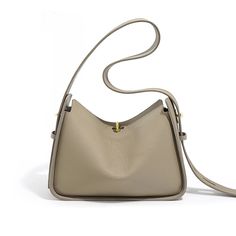 French Luxury Brand Bag Real Leather Shoulder Handbag Elegant Party La – Gofaer Finds store! High-end Beige Handheld Shoulder Bag, High-end Handheld Beige Shoulder Bag, High-end Everyday Clutch Shoulder Bag, Solid Color Evening Mobile Phone Bag, High-end Evening Mobile Phone Bag, High-end Mobile Phone Bag For Evening, Elegant Brown Bag With Single Shoulder Strap, Evening Brown Shoulder Bag With Single Strap, Brown Evening Shoulder Bag With Single Strap