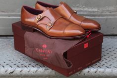 Carmina for Epaulet Salinger Double Monk Saddle Shell Cordovan Dapper Gentleman, Fashion Sale, Shoe Obsession, Suit And Tie