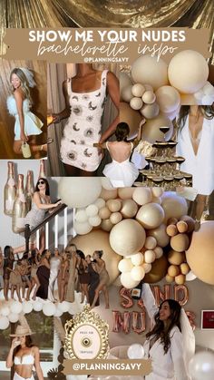 SHOW ME YOUR NUDES ✨🤎 How cute is this neutral bachelorette theme? Who is using this theme in 2024? Bachelorette in Savannah, GA | Bachelorette in Jacksonville, FL | Bachelorette in St. Augustine, FL Neutral Hens Party, Neutral Aesthetic Bachelorette, Bachelorette Gold Theme, Neutral Hen Party Theme, Bach Party Color Scheme, Bachelorette Party Outfits Group Funny