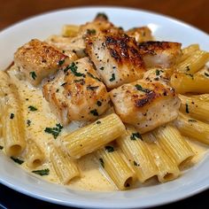 Creamy Garlic Butter Chicken and Rigatoni in Parmesan Sauce - Grammy Recipes