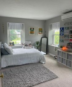 the bedroom is clean and ready to be used as a guest room for someone's family