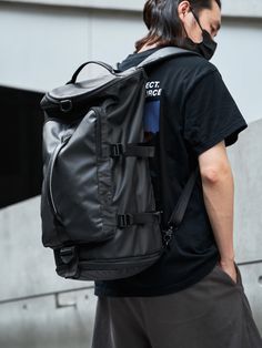 Product information: Capacity 36-55L Material Oxford cloth Function: Breathable and wear-resistant Lining texture: polyester Color: Black upgrade, Apricot white minimalist, Black minimalist Packing list: Backpack*1 Functional Waterproof Backpack For Streetwear, Casual High-capacity Backpack For Outdoor Activities, Waterproof Black Backpack For Streetwear, Solid Large Capacity Outdoor Backpack, Waterproof Black Travel Bag, Casual Waterproof Nylon Duffle Bag, Urban Backpack With Large Capacity For Outdoors, Urban Backpack With Large Capacity For Outdoor Activities, Black Nylon Duffle Bag With Pockets