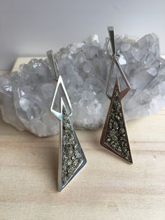 Druzy Pyrite earrings STERLING SILVER large triangle earrings Geometric golden stone earrings Raw pyrite crystal earrings Armenia silver 【FULL DETAILS】 ▶Gemstone: Pyrite ▶RING SIZE: Choose your US size ▶RING WEIGHT: 12 gr ▶EARRINGS WEIGHT: 18.6 gr ▶EARRINGS LENGTH: 78 mm ▶EARRINGS WIDTH: 18 mm ◦* ◦* ◦* ◦* ◦* ◦* ◦* ◦* ◦* ◦* ◦* ◦* ◦* ◦* ◦* ◦* ◦* ◦* ◦* ◦* ◦* ◦* ◦* ◦* ◦* ◦* ◦* ◦* ◦* ◦* ◦* ◦* ◦* ◦* ◦* ◦* ◦* ◦* ◦* ✎ Please, view my store policies before buying this item here. https://www.etsy.com/shop Silver Triangle Earrings For Party, Silver Triangle Party Earrings, Triangle Silver Jewelry For Party, Black Obsidian Jewelry, Pyrite Ring, Pyrite Earrings, Armenian Jewelry, Pyrite Pendant, Triangle Jewelry