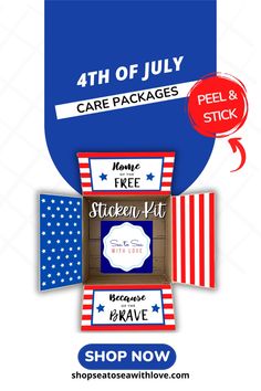 the 4th of july care packages are on sale