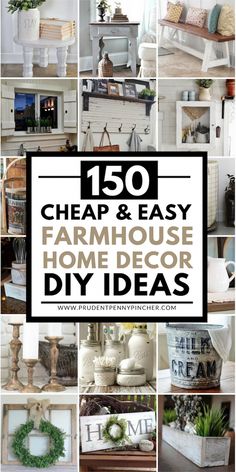 the top ten cheap and easy farmhouse decor ideas