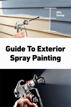 a guide to exterior spray painting