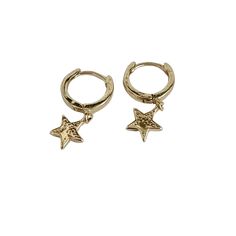 3/4 inch in length with a pin catch clasp, perfect for young girls who are wanting to wear dangles. Trendy Adjustable Drop Clip-on Earrings, Trendy Dangle Jewelry With Lobster Clasp, Adjustable Star Earrings For Pierced Ears, Trendy Nickel-free Dangle Clip-on Earrings, Adjustable Gold Clip-on Earrings For Everyday, Star Jewelry With Lobster Clasp, Trendy Hypoallergenic Dangle Clip-on Earrings, Adjustable Small Hoop Metal Huggie Earrings, Cute Adjustable Hoop Earrings