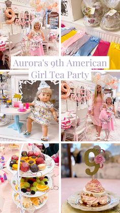 Doll And Me Tea Party Birthday, Doll And Me Birthday Party, Doll Tea Party Ideas, Tea Party With Dolls, American Doll Birthday Party Ideas, Baby Doll Tea Party Birthday, Fancy Tea Party Birthday, Doll Tea Party Birthday