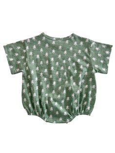 Made from our new lightweight, airy, slub fabric, this short sleeve bubble romper is for babies and toddlers to wear on those carefree spring and summer days. The bubble shape means this one-piece can be a complete outfit! We carefully crafted this bubble romper with all the small details in mind. The snaps along the inseam offer easy diapering and dressing. Made in India 100% GOTS Certified Organic Cotton Slub Machine Wash Cold / Line Dry Shape Meaning, The Bubble, Bubble Romper, Small Details, Complete Outfits, Small Detail, Summer Days, Baby Toddler, Organic Cotton